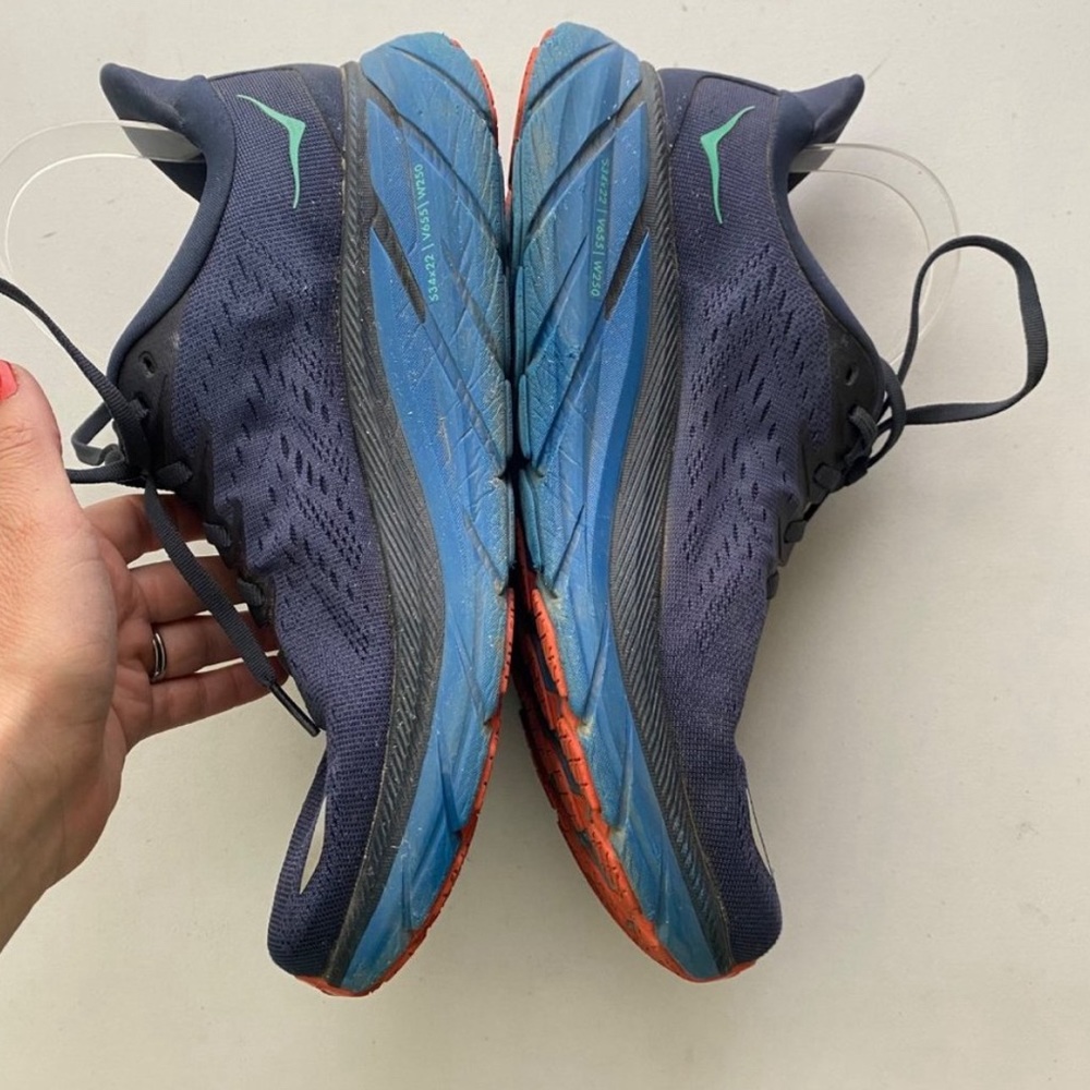 OPEN TO REASONABLE OFFERS Hoka Men's Clifton 8 Blue Sneakers Shoes
